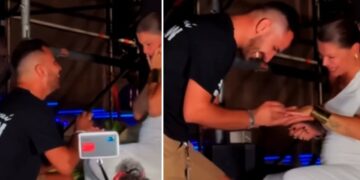 Alessandra Amoroso, incinta, riceve la proposta di nozze a sorpresa durante l'ultima data del suo tour: lacrime di commozione, la sua reazione