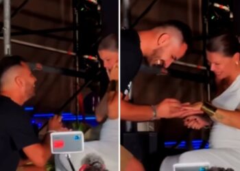 Alessandra Amoroso, incinta, riceve la proposta di nozze a sorpresa durante l'ultima data del suo tour: lacrime di commozione, la sua reazione