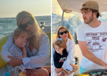 ''Non è stato facile'': Clizia Incorvaia in Sicilia con Paolo Ciavarro e il figlio Gabriele nella prima estate senza Eleonora Giorgi