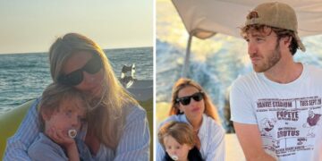 ''Non è stato facile'': Clizia Incorvaia in Sicilia con Paolo Ciavarro e il figlio Gabriele nella prima estate senza Eleonora Giorgi