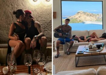 Le foto della vacanza in Sardegna di Fedez insieme alla nuova fidanzata Giulia Honegger