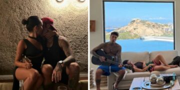 Le foto della vacanza in Sardegna di Fedez insieme alla nuova fidanzata Giulia Honegger
