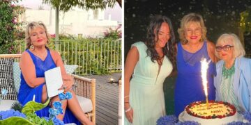 Monica Setta festeggia i suoi 61 anni in Puglia con celebrazioni in grande: doppia festa di compleanno a Ostuni e Savelletri