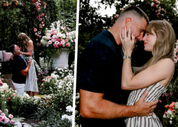 Taylor Swift sposa il fidanzato Travis Kelce! Le foto della romantica proposta di matrimonio: guarda