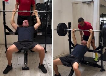 Stefano Accorsi mostra il suo allenamento in palestra