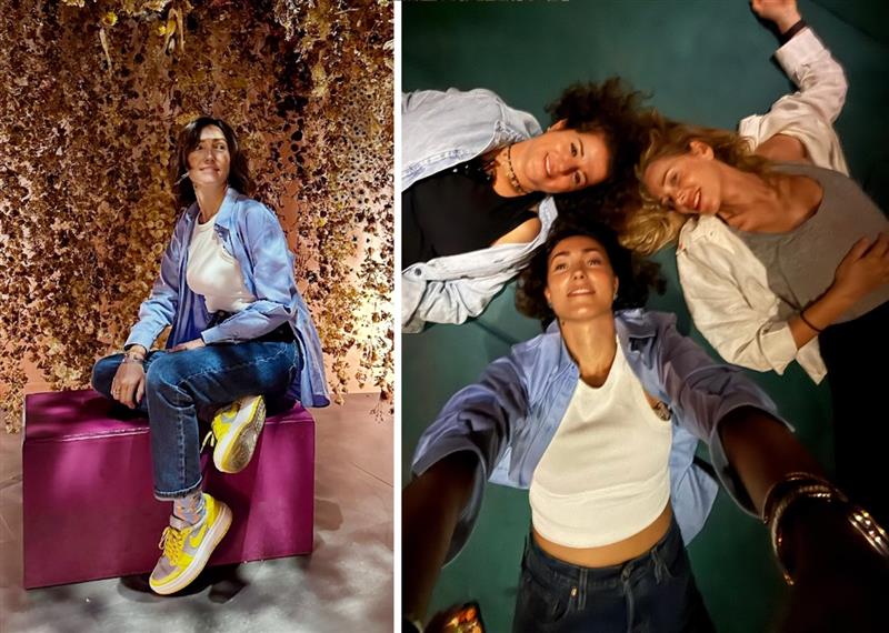 Caterina Balivo e Alessia Marcuzzi insieme alla mostra 'Flowers' a Roma Caterina Balivo e Alessia Marcuzzi insieme alla mostra 'Flowers' a Roma