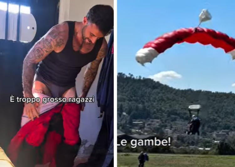 Andreas Muller mostra il suo insolito addio al celibato durante il quale si è ferito