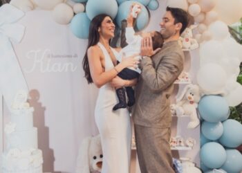 Giulia Salemi e Pierpaolo Pretelli hanno battezzato il figlio Kian: party a tema, ecco quale, foto
