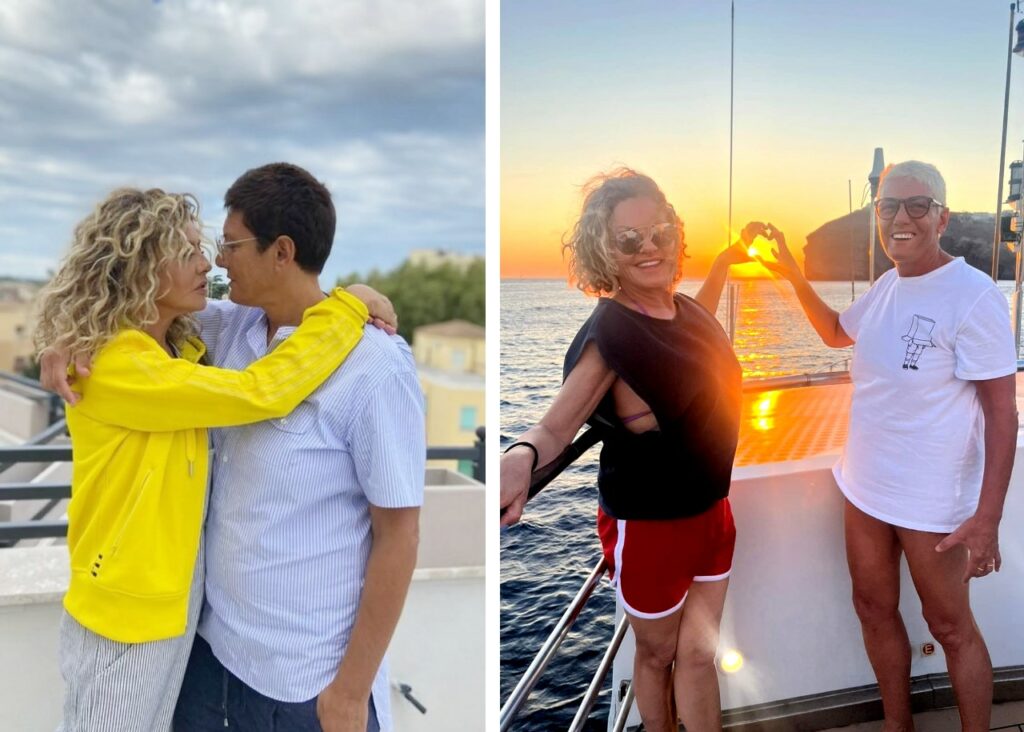 Eva Grimaldi e Imma Battaglia festeggiano 15 anni d’amore Eva Grimaldi e Imma Battaglia festeggiano 15 anni d’amore