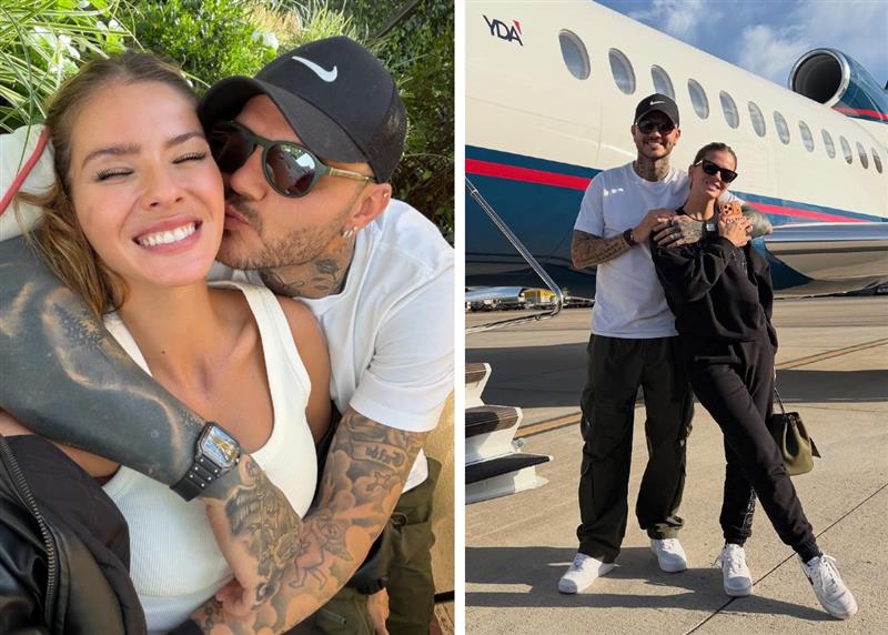 Mauro Icardi felice con la China Suarez a Madrid Mauro Icardi felice con la China Suarez a Madrid