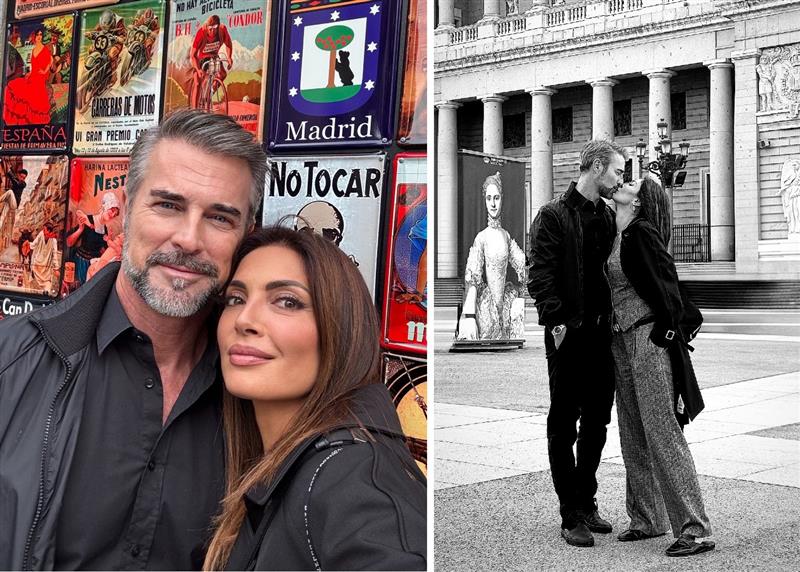 Alessia Mancini e Flavio Montrucchio festeggiano 22 anni d'amore a Madrid Alessia Mancini e Flavio Montrucchio festeggiano 22 anni d'amore a Madrid