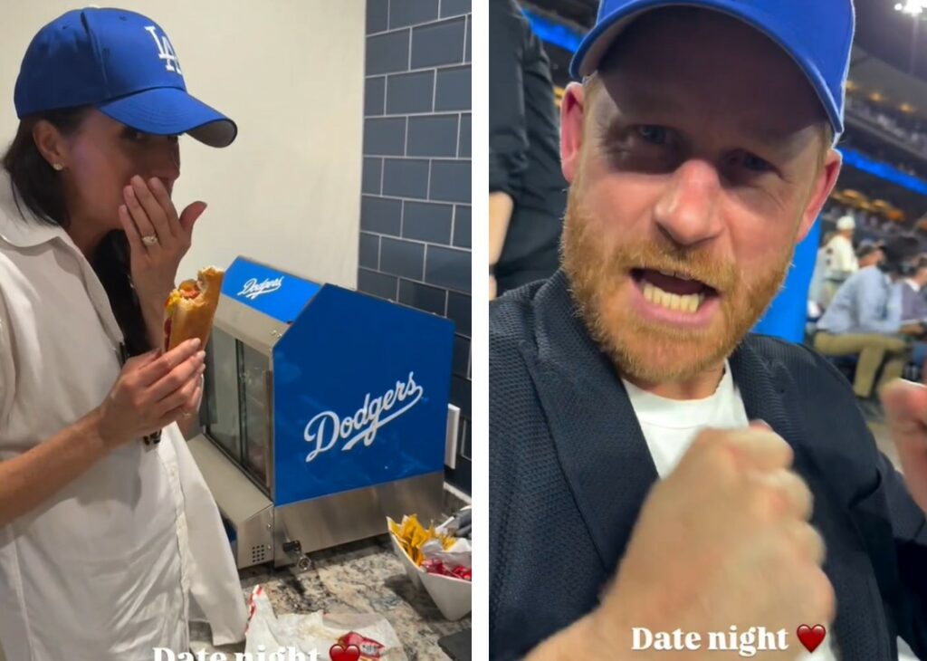 Harry e Meghan: serata romantica allo stadio di Los Angeles, guarda Harry e Meghan: serata romantica allo stadio di Los Angeles, guarda