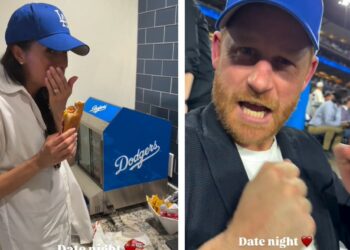 Harry e Meghan: serata romantica allo stadio di Los Angeles, guarda