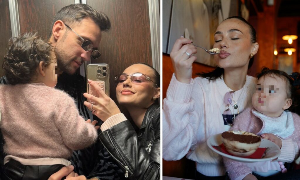 Rosalinda Cannavò felice con Andrea Zenga e la piccola Camilla Rosalinda Cannavò felice con Andrea Zenga e la piccola Camilla