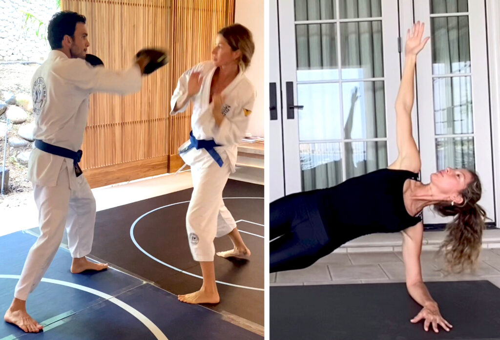 Gisele Bundchen mostra le attività che la tengono in forma a 45 anni: dallo jiu-jitsu al pilates, guarda Gisele Bundchen mostra le attività che la tengono in forma a 45 anni: dallo jiu-jitsu al pilates, guarda