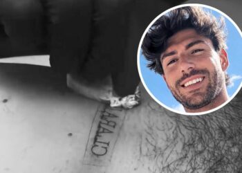 Ignazio Moser si è fatto un nuovo tatuaggio dedicato alla figlia neonata: guarda