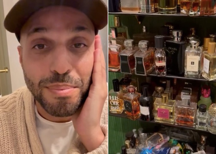 Jonathan Kashanian mostra la sua enorme collezione di profumi Jonathan Kashanian mostra la sua enorme collezione di profumi