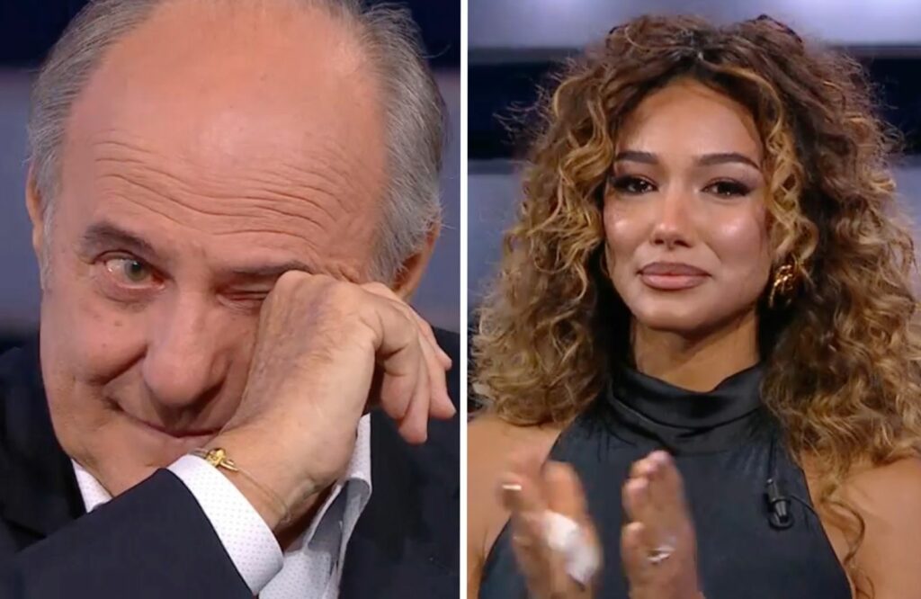 Gerry Scotti piange in tv: anche Samira Lui versa lacrime davanti alla telecamera, ecco perché