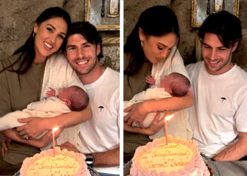 Cecilia Rodriguez e Ignazio Moser festeggiano il primo complimese di Clarita: primo viaggio con lei e torta al ristorante, guarda