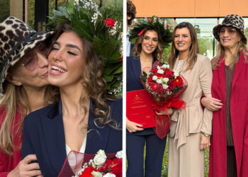 ''Sono molto orgogliosa'': Iva Zanicchi festeggia la laurea della nipote Virginia, foto