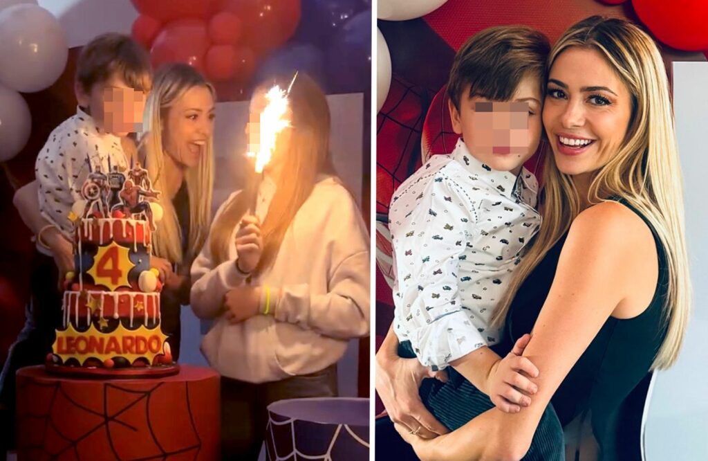 Martina Stella festeggia il compleanno del figlio Leonardo che compie 4 anni: foto