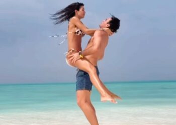 Federica Nargi e Alessandro Matri alle Maldive con le figlie