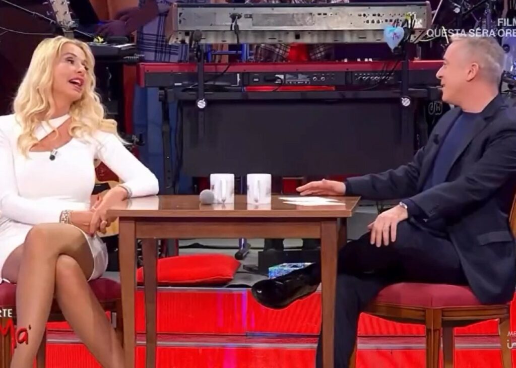 ''Lo hai deciso tu'': Pierluigi Diaco dà il ben servito a Valeria Marini in diretta tv, lei replica piccata