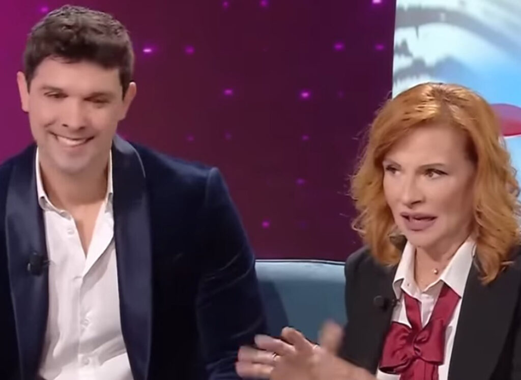 Patrizia Rossetti presenta Marco Antonio Bellini: la conduttrice 66enne e l’attore 37enne per la prima volta insieme in tv