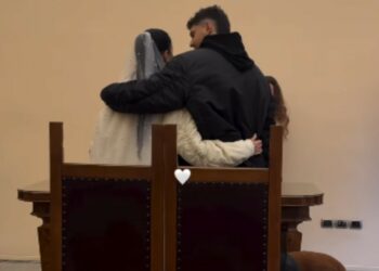 Valentina Vignali e Fabio Stefanini si sono sposati in comune a Pesaro