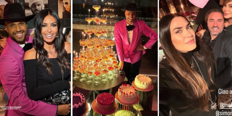 Jonathan Kashanian ne fa 45: da Elisabetta Gregoraci a Michelle Hunziker, ecco chi c’era al super party a Milano, foto