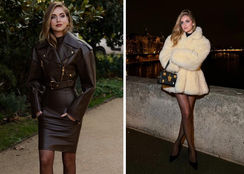 Chiara Ferragni alla Fashion week di Parigi Chiara Ferragni alla Fashion week di Parigi