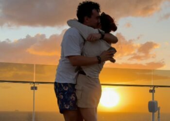 La romantica proposta di matrimonio di Andrea Dianetti alla fidanzata