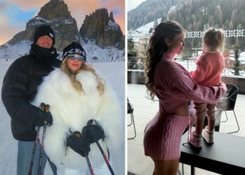 Diletta Leotta super sexy sulle Dolomiti con il pancione