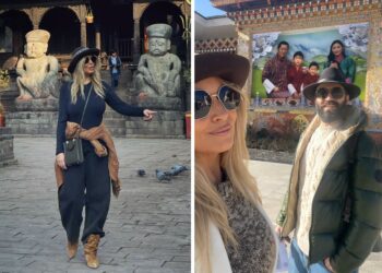 Selvaggia Lucarelli torna in Nepal con Lorenzo Biagiarelli