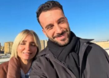 Veronica Peparini e Andreas Muller sul cantiere della nuova casa