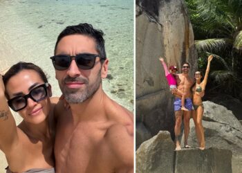 Giorgia Palmas e Filippo Magnini alle Seychelles