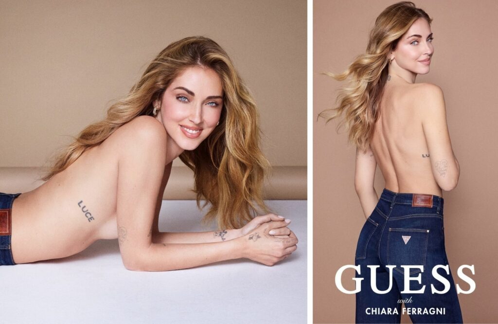 ''Sono il nuovo volto di GUESS'': Chiara Ferragni dopo il proscioglimento riparte come testimonial del noto brand, foto