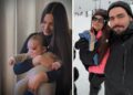 Ignazio Boschetto de Il Volo si regala la prima vacanza sulla neve con la moglie Michelle e il figlio Gabriele