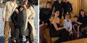 Melissa Satta inizia il 2026 in Svizzera con il compagno Carlo Beretta e il figlio Maddox: guarda
