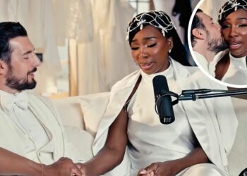 Andrea Preti consola la moglie Venus Williams commossa mentre racconta l’inizio della loro relazione