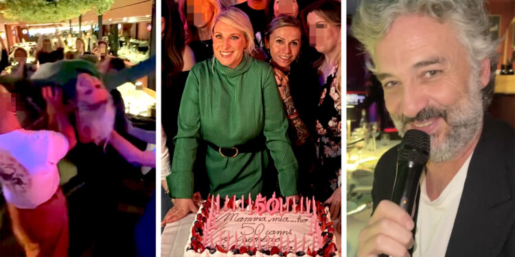 ''50 anni e sembro una ragazzina'': la comica Katia Follesa festeggia mezzo secolo, party a Milano con ex compagno e presunto nuovo amore, foto