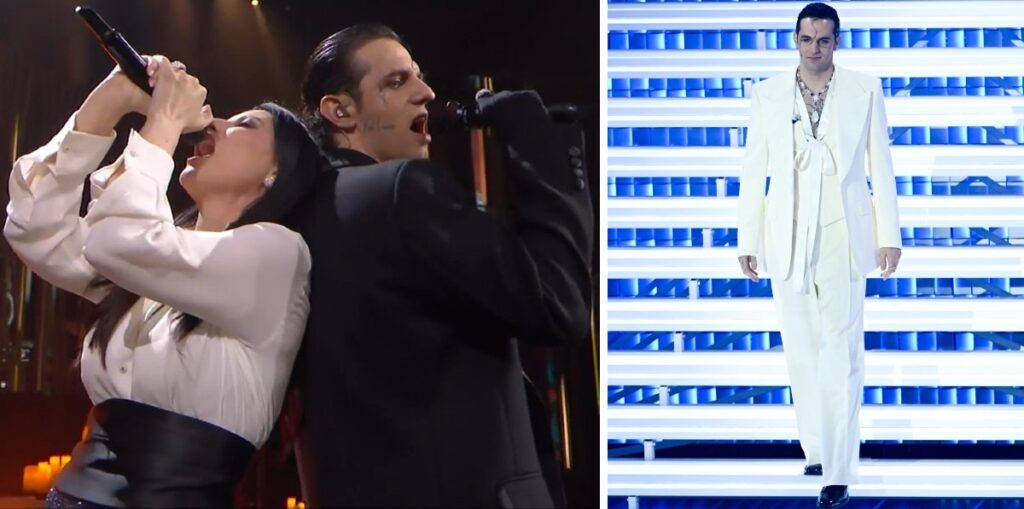 Achille Lauro superstar della seconda serata di Sanremo 2026, incanta con Laura Pausini: lo share premia Conti, ecco cos’è successo