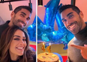 Filippo Magnini festeggia 44 anni con la moglie e i genitori Filippo Magnini festeggia 44 anni con la moglie e i genitori