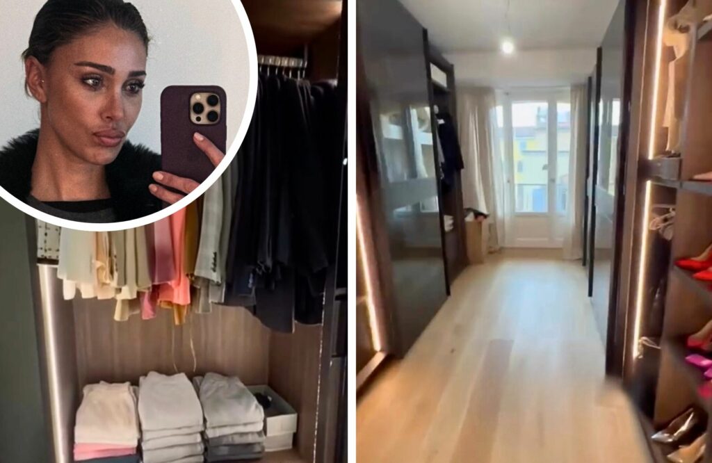''Sembra un negozio di abbigliamento'': Belen mostra la sua nuova enorme cabina armadio