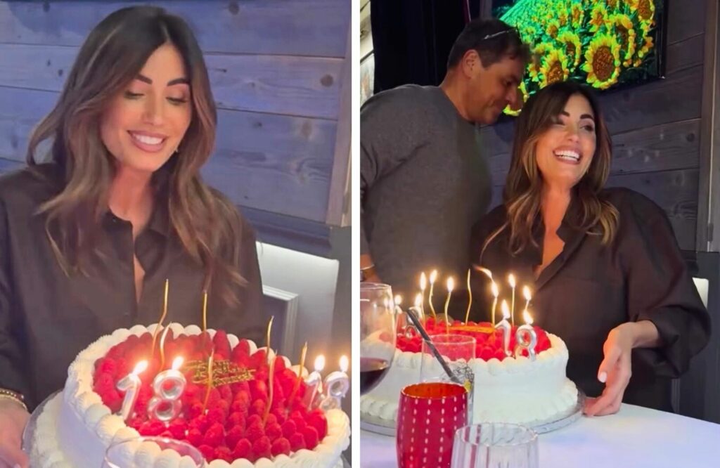 Federica Nargi festeggia il compleanno a mezzanotte, sulla torta due 18: per lei è arrivata la ''doppia maggiore età'', foto