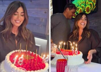 Federica Nargi festeggia il compleanno a mezzanotte, sulla torta due 18: per lei è arrivata la ''doppia maggiore età'', foto