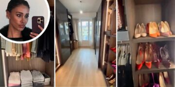 ''Sembra un negozio di abbigliamento'': Belen mostra la sua nuova enorme cabina armadio