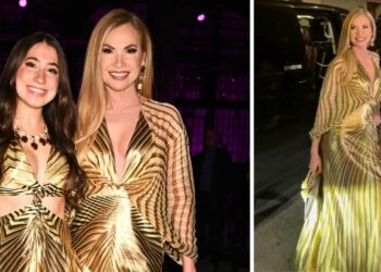 Federica Panicucci e la figlia Sofia insieme alla Fashion Week: i look dorati coordinati non passano inosservati Federica Panicucci e la figlia Sofia insieme alla Fashion Week: i look dorati coordinati non passano inosservati