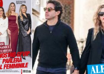 Alessia Marcuzzi ritrova l’amore con Tiago Schietti: tra i due passeggiate mano nella mano e bacio, foto