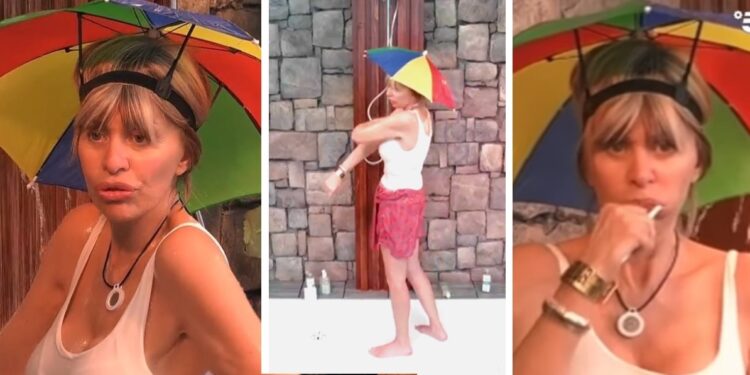 Alessandra Mussolini è già la protagonista indiscussa del GF Vip! Dalla doccia con l'ombrellino ai racconti su Michael Jackson: guarda